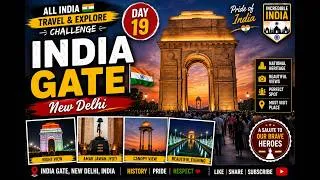 Thumbnail: Day 19 | India Gate Delhi Travel Vlog | All India Travel & Explore Challenge