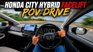 Thumbnail: 2026 Honda City Hybrid e:HEV POV Drive | New Facelift | eCVT | Hybrid Performance & Fuel Efficiency