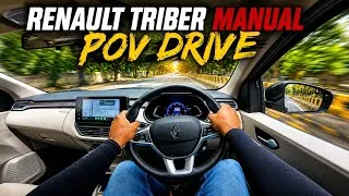 Thumbnail: 2026 Renault Triber Top-Variant Manual Petrol POV Drive | Emotion MT | 1.0L Petrol | 7-Seater MPV