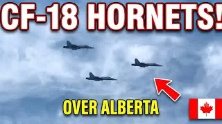 Thumbnail: CF-18 Hornets Screaming Through the Alberta Skies! ✈️ #shorts #avgeekoftheweek 