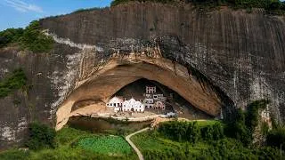 Thumbnail: Inside China's Giant Cave... Someone Built This