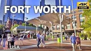 Thumbnail: Fort Worth 🇺🇸 USA – 4K Walking Tour | Downtown & the Historic Stockyards, Cowboy Capital of Texas