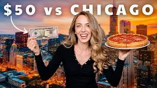 Thumbnail: 24 Hours of food for $50 🇺🇸 Chicago on a budget!!