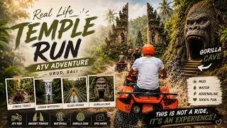 Thumbnail: Ubud Bali One Day Tour Guide 2026 🇮🇩 | ATV Adventure, Hidden Waterfall, Rainbow Slide & Glass Bridge