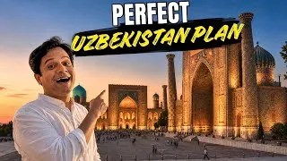 Thumbnail: Uzbekistan Tour Guide 2026 | India to Uzbekistan Trip ₹65,000 - Visa, Budget & Itinerary