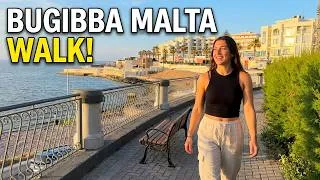 Thumbnail: Bugibba Malta Walk Tour - Malta Travel Vlog - Malta 4K #malta #bugibba