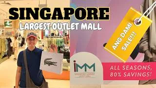 Thumbnail: IMM Outlet Mall Singapore | Singapore’s Largest Outlet Mall with Discounts up to 80%  🇸🇬