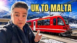 Thumbnail: 13 Trains, 2 Ferries... One Epic Journey From UK to MALTA