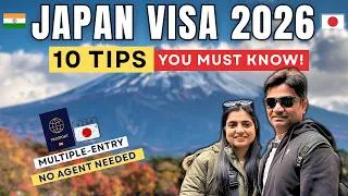 Thumbnail: Japan Visa for Indians 2026 | Single and Multiple Entry Visa for Indians | Indian Couple in Japan