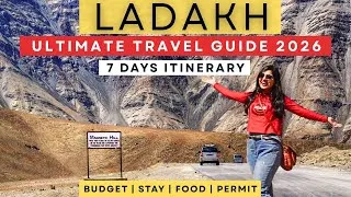 Thumbnail: Ladakh - What You REALLY Need to Know Before Visiting in 2026? Itinerary, Budget, Stay, Food | Leh