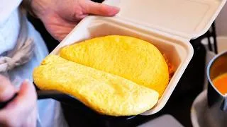Thumbnail: Japanese Street Food - The BEST OMELETTE RICE Tokyo Omurice Japan