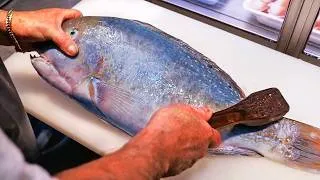 Thumbnail: Japanese Street Food - GIANT TUSKFISH Sashimi Okinawa Seafood Japan