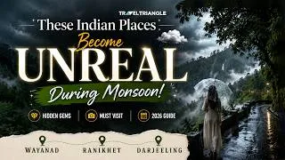 Thumbnail: Best Places to Visit in India During Monsoon 2026 | Must-Visit Places in the Rainy Season #monsoon