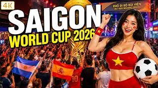 Thumbnail: FIFA World Cup 2026 Final: Spain vs Argentina in Saigon, Vietnam 🇻🇳 4K ASMR Walking Tour