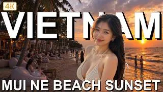 Thumbnail: Vietnam Beach 2026 🇻🇳 | Mui Ne Evening Beach Walk in 4K HDR