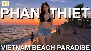 Thumbnail: Walking Along Phan Thiet Beach, Vietnam 🇻🇳 A Relaxing Coastal Escape in 4K HDR