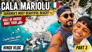 Thumbnail: CALA MARIOLU 🇮🇹😍 | Sardinia’s Most Beautiful Beach? | Gulf of Orosei Boat Tour | Hindi Vlog | Part 3
