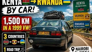 Thumbnail: Driving My 1999 Volkswagen from Kenya to Rwanda 🇰🇪🇺🇬🇷🇼 | 1,500km East Africa Road Trip