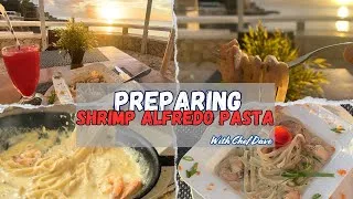 Thumbnail: Let’s Cook Shrimp Alfredo | My Jamaican Food Experience in Negril!