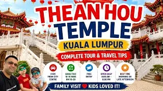 Thumbnail: Thean Hou Temple Kuala Lumpur 🇲🇾 | Complete Tour, Travel Tips, Grab Fare & Family Visit (2026)