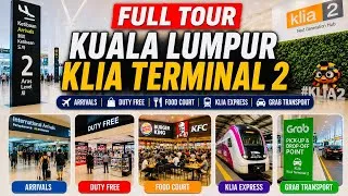 Thumbnail: Kuala Lumpur KLIA Terminal 2 Full Arrival Tour | Duty Free, Food Court, KLIA Express & Grab