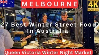 Thumbnail: Melbourne Australia Queen Victoria Winter Night Market Best Street Food 4K