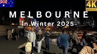 Thumbnail: Walk Through Melbourne In Winter Australia Nightlife In Australia Melbourne 4K