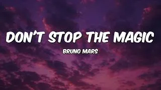 Thumbnail: Bruno Mars - DON'T STOP THE MAGIC (Lyrics)