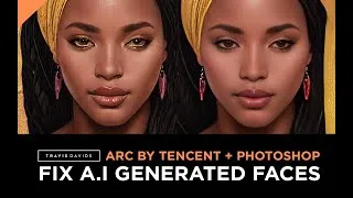 Thumbnail: Fix A.I Generated Faces Using Arc By Tencent And Photoshop