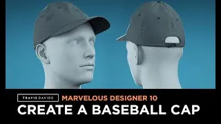 Thumbnail: Marvelous Designer 10 - Create A Baseball Cap