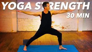 Thumbnail: 30 Min Power Yoga Warrior Flow l Strength & Fire