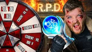Thumbnail: Spinning a Wheel Until I 100% a Resident Evil Game