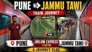 Thumbnail: 🚆 Pune to Jammu Tawi in JHELUM EXPRESS (11077) | 36+ Hours Epic Train Journey | Complete Travel Vlog