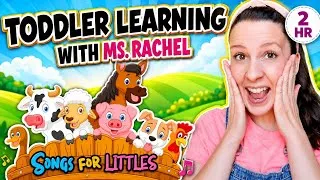Thumbnail: Learn Animals with Ms Rachel for Toddlers - Animal Sounds, Farm Animals, Nursery Rhymes & Kids Songs