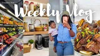 Thumbnail: WEEKLY VLOG: DECLUTTERING my home🧼🧹 + Grocery Shopping, Family Watch party & Cooking