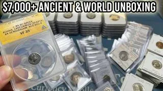 Thumbnail: $7,000+ Ancient & World Coin Unboxing - Spartan, German, Roman, Austrian, Indian, & More GREAT Coins
