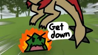 Thumbnail: Getting Ragebaited by Dreadking Rathalos in MHGU