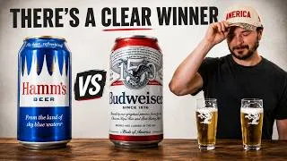 Thumbnail: Budweiser vs Hamm's: The Blind Taste Test Shocked Me