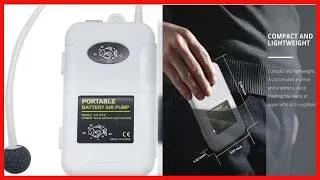 Thumbnail: Compact Air Pump for 6 12 Gallon Fish Tanks – Quiet, Portable, and Battery Powered