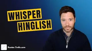 Thumbnail: Whisper Hinglish - SotA Open Weights Model with Code-switching Capabilities