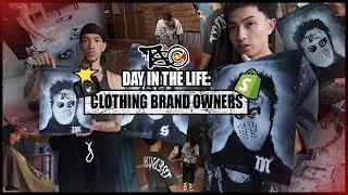 Thumbnail: DAY IN THE LIFE: CLOTHING BRAND OWNERS | HOW TO MAKE CUSTOM BAGS FOR YOUR BRAND | EPISODE 1