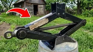 Thumbnail: Millions of people don’t know this! Attach wheels to a car jack to make a million-dollar tool