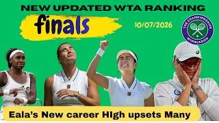 Thumbnail: NEW UPDATED WTA RANKINGS (WIMBLEDON FINAL) Muchová & Nosková DOMINATE  | Eala Hits New Career High