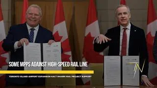 Thumbnail: Toronto island airport expansion halt shakes rail project support
