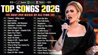Thumbnail: Rihanna, Maroon 5, The Weeknd, Dua Lipa, Adele, Ed Sheeran, Bruno Mars ♦️ Billboard Top 50 This Week
