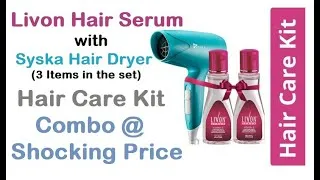 Thumbnail: Livon Hair Serum with Syska Hair Dryer  Combo Unboxing