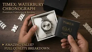 Thumbnail: The Timex Waterbury Heritage Chronograph is it ₹10,000 Discount - Full Review 