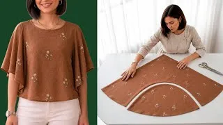 Thumbnail: This Fabric Folding Trick Makes the Perfect Blouse