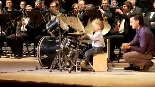 Thumbnail: [HD] Lyonya Shilovsky - 3 Years Old Russian Drummer Leads Orchestra of Adult Musicians