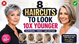 Thumbnail: 8 Anti-Aging Haircuts for Women Over 50 | Look 10 Years Younger & Elegant | Stylish & Stunning Looks